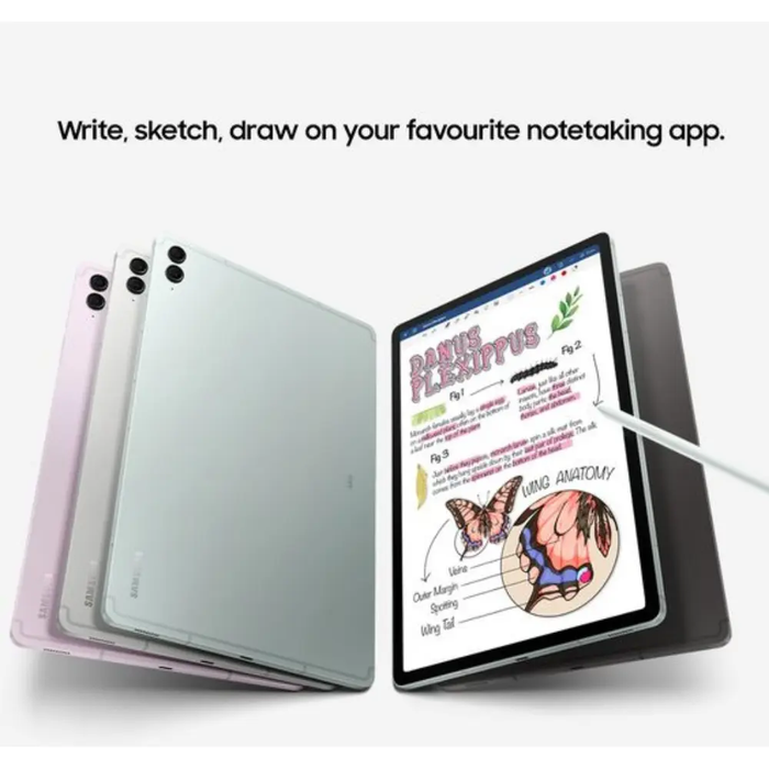 SAMSUNG SM-X610NZSAEUB Galaxy Tab S9 FE+ 12.4" Tablet - 128 GB, Silver