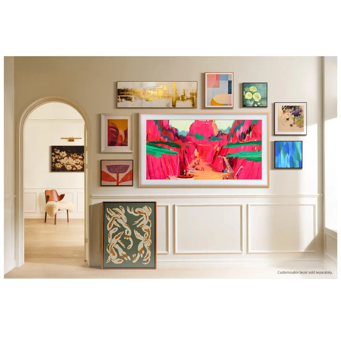 SAMSUNG The Frame Pro (2025) 65" Neo QLED 4K Art Mode Smart AI TV with Slim Fit Wall Mount - QE65LS03FW