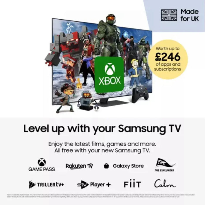 SAMSUNG U8000F 43" Crystal UHD 4K HDR Smart TV 2025 - UE43U8000F