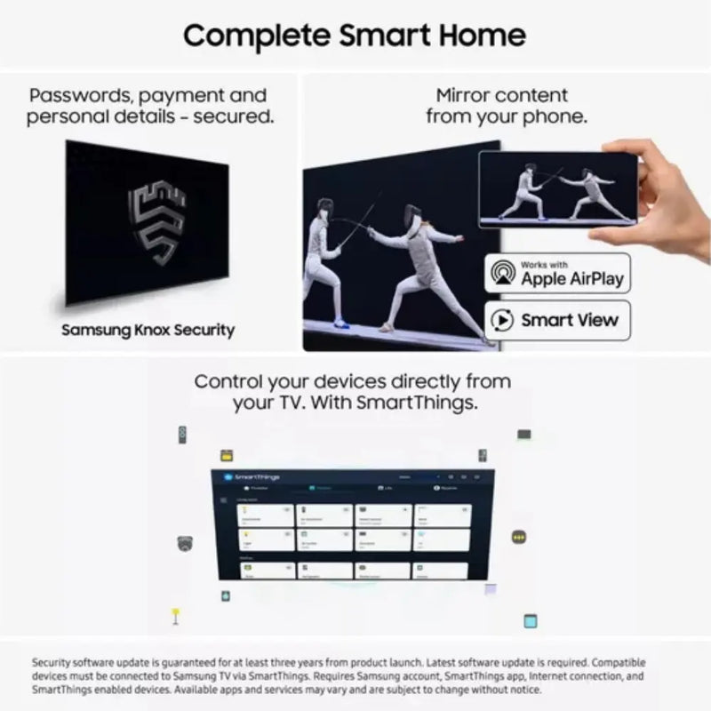 SAMSUNG U8000F 43" Crystal UHD 4K HDR Smart TV 2025 - UE43U8000F