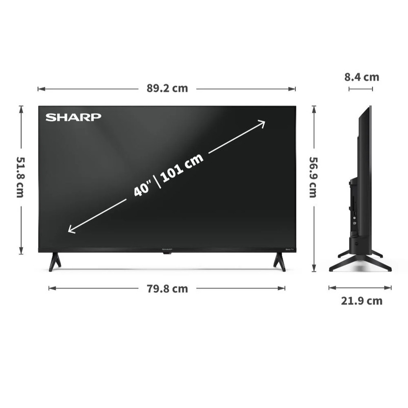 SHARP 40 INCH FULL HD SMART ROKU TV SHARP