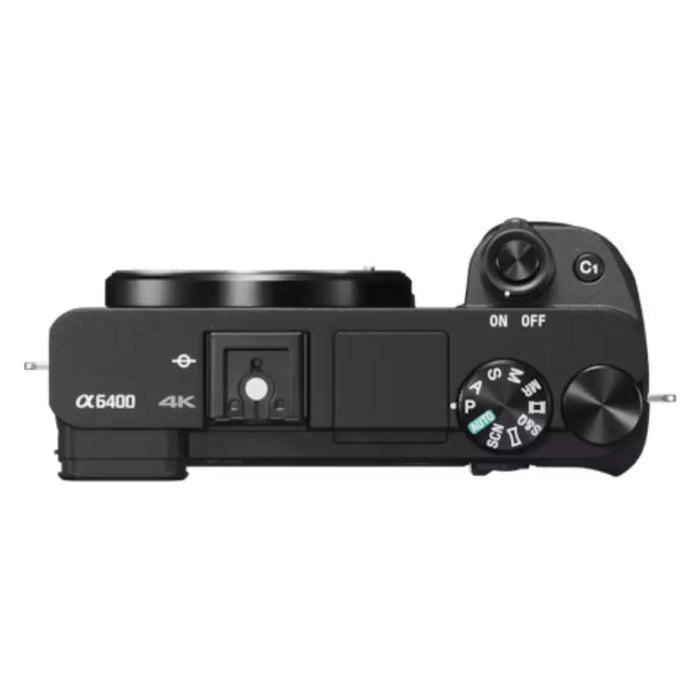 SONY A6400 E-MOUNT CAMERA WITH APS-C SEN