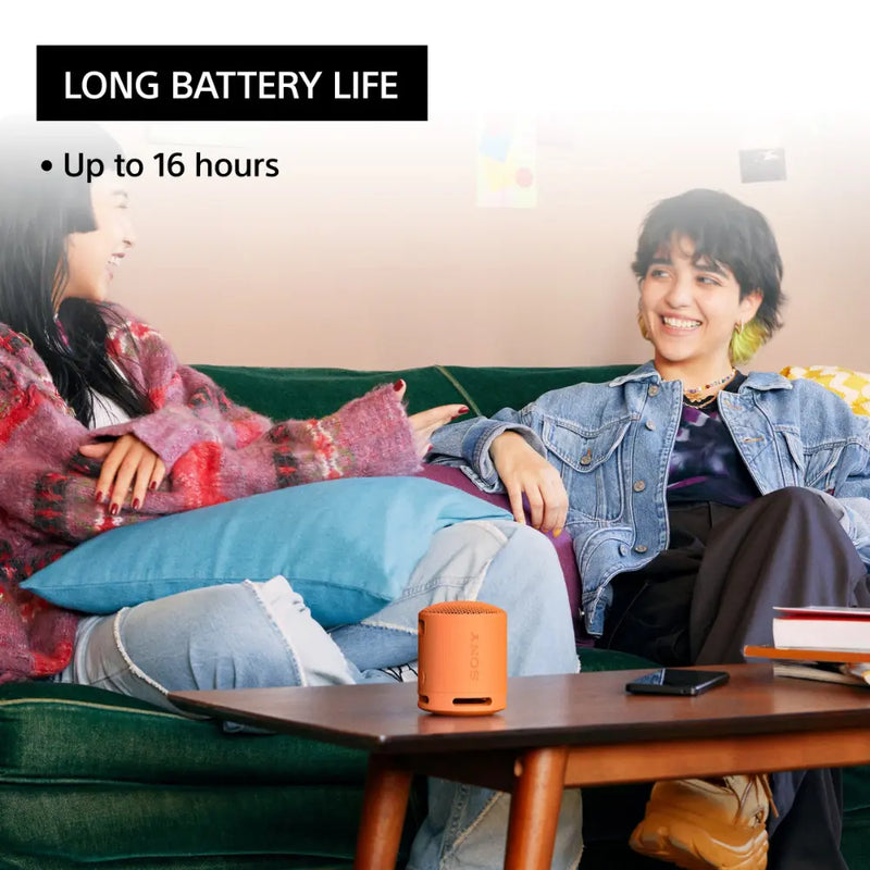 SONY SRS-XB100 WIRELESS BLUETOOTH SPEAKER - ORANGE