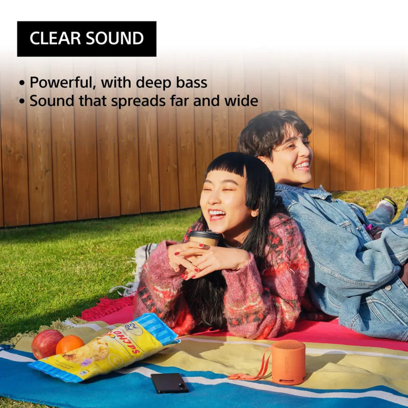 SONY SRS-XB100 WIRELESS BLUETOOTH SPEAKER - ORANGE