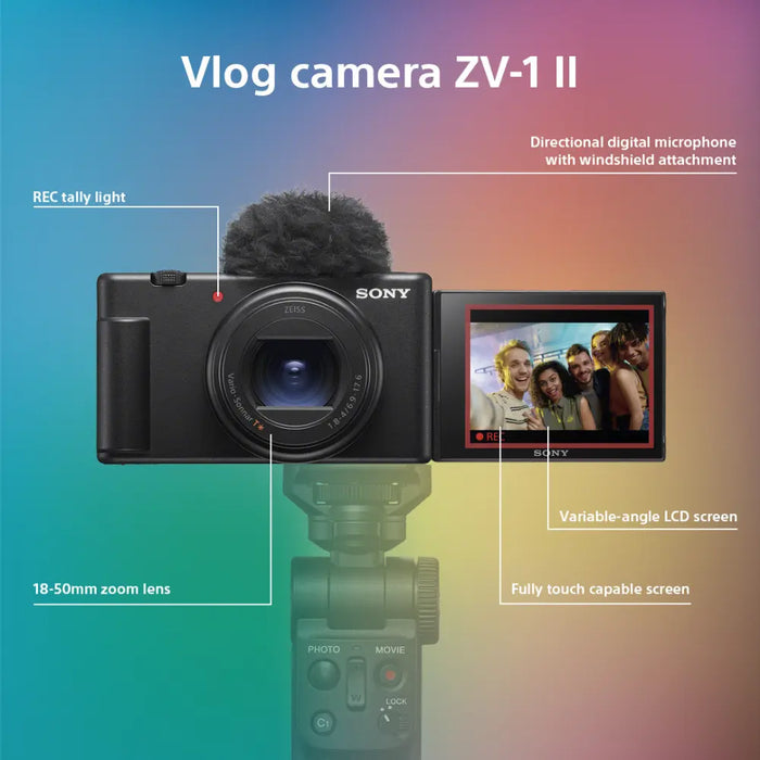 SONY VLOG CAMERA ZV-1 II | DIGITAL CAMERA BLACK