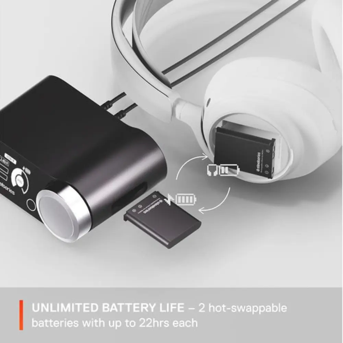 STEELSERIES ARCTIS NOVA PRO WIRELESS GAMING WHITE