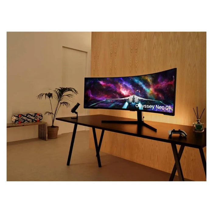 Samsung 57" Odyssey Neo G9 Dual 4K UHD Quantum Mini-LED 240Hz 1ms HDR 1000 Curved Gaming Monitor Samsung