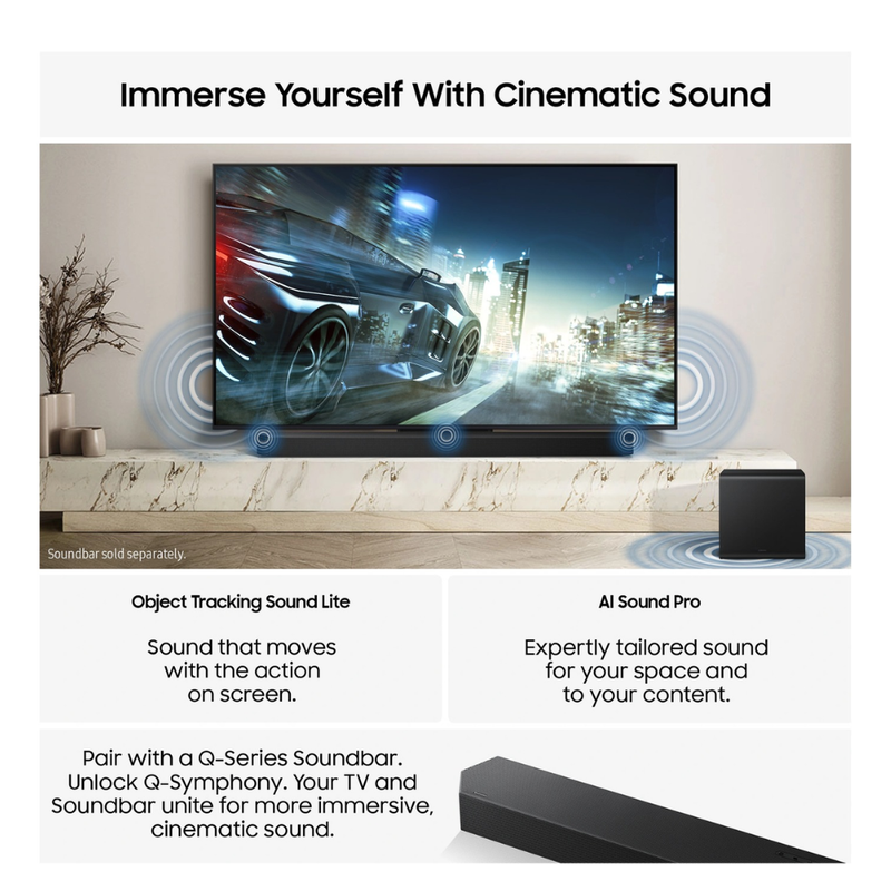Samsung 65" Neo QLED QN73F 4K Vision AI Smart TV QE65QN73FATXXU Samsung