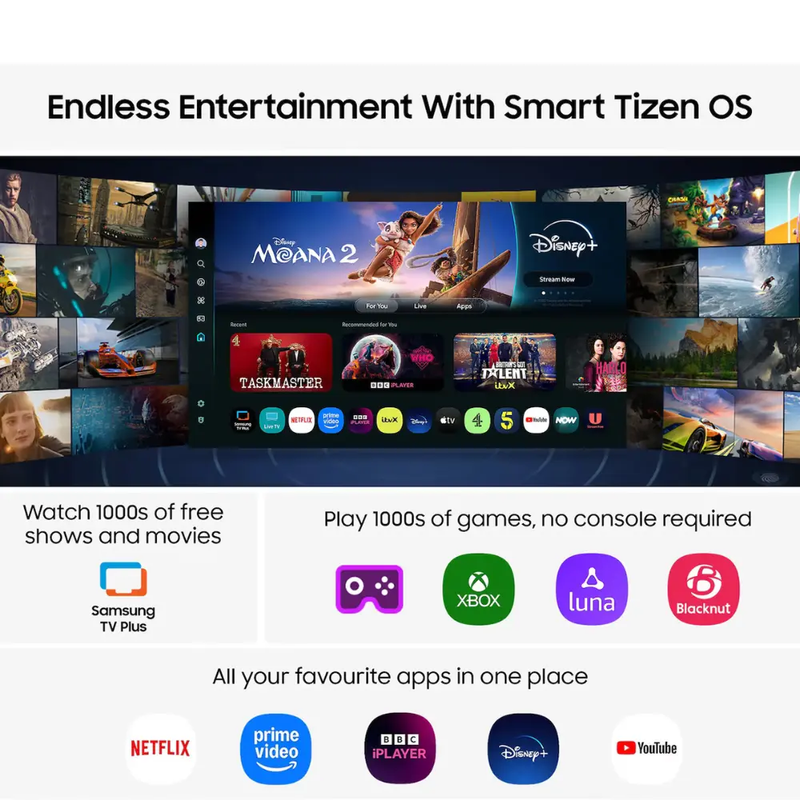 Samsung 75" QLED QEF1 4K Vision AI Smart TV (2025)