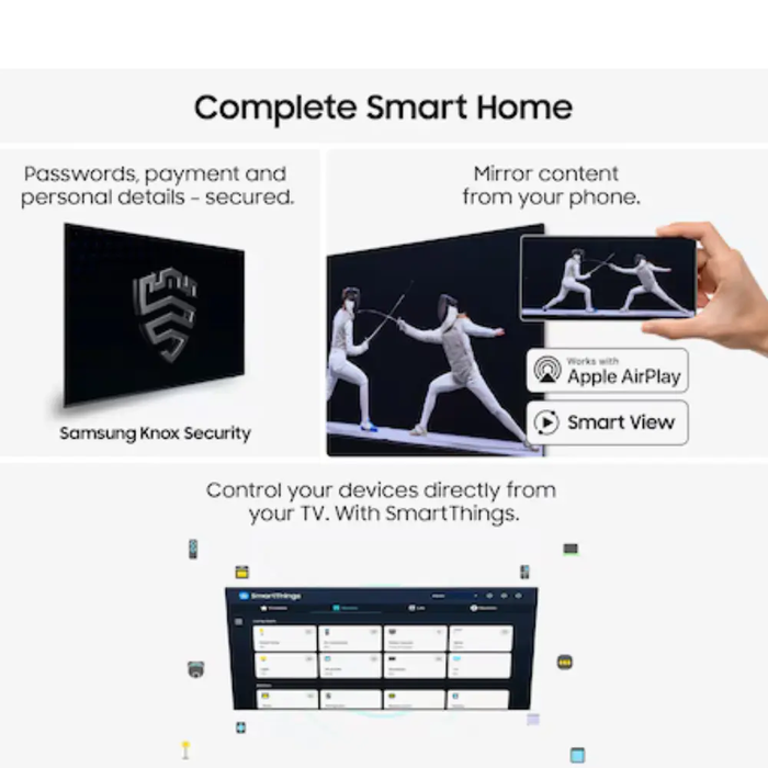 Samsung 75" QLED QEF1 4K Vision AI Smart TV (2025)