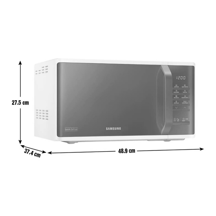 Samsung MS23K3523AW 800W Standard Microwave Digiland Outlet Store