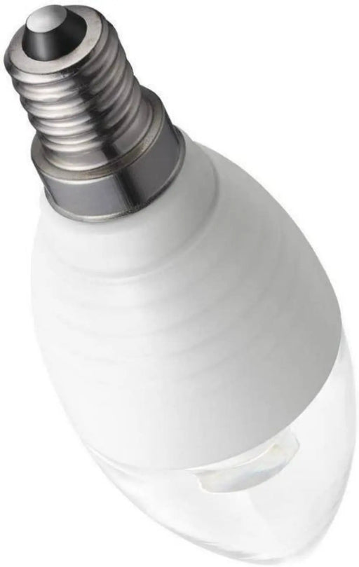 Samsung E14 LED Candle Bulb Clear, warm white, 5.2w Dimmable (25w equivalent) - The Outlet Store