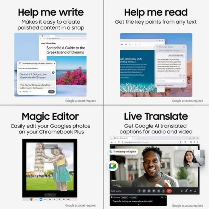 Samsung Galaxy 15.6" Chromebook Plus - Intel® Core™ 5, 256 GB UFS