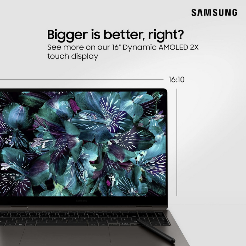 Samsung Galaxy Book3 Pro 360 16" 2 in 1 Laptop Digiland Outlet Store