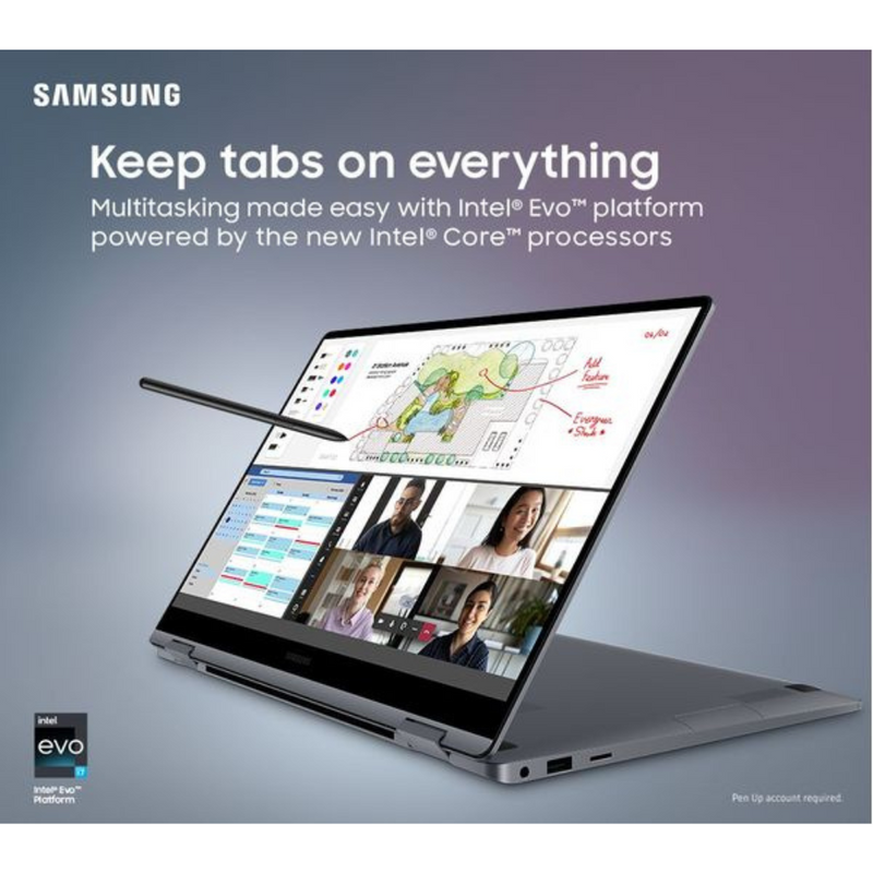 Samsung Galaxy Book4 360 15.6" 2 in 1 Laptop - Intel® Core™ 7, 1 TB SSD NP750QGK-KG1UK Digiland Outlet Store