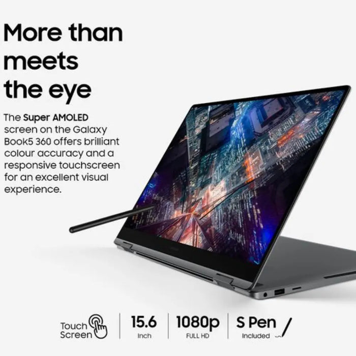 Samsung Galaxy Book5 360 15.6" 2 in 1 Laptop, Copilot+ PC - Intel® Core™ Ultra 5, 256 GB SSD Digiland Outlet Store