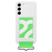 Samsung Galaxy S22 Plus Silicone Cover with Strap White Samsung