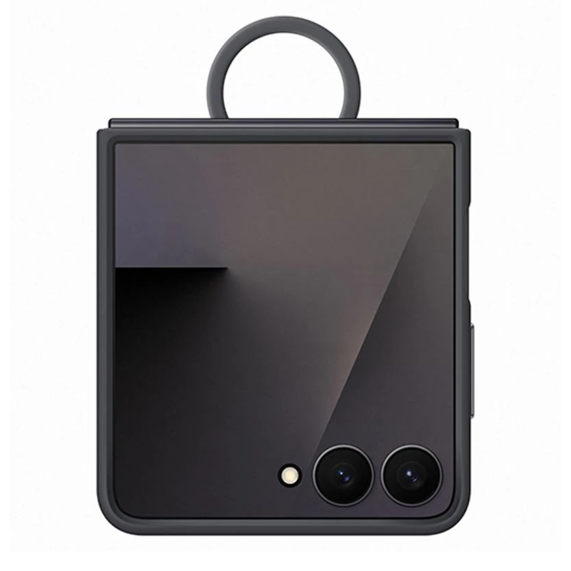 Samsung Galaxy Z Flip7 Silicone Cover with Ring EF-PF766TBEGWW - Black Samsung