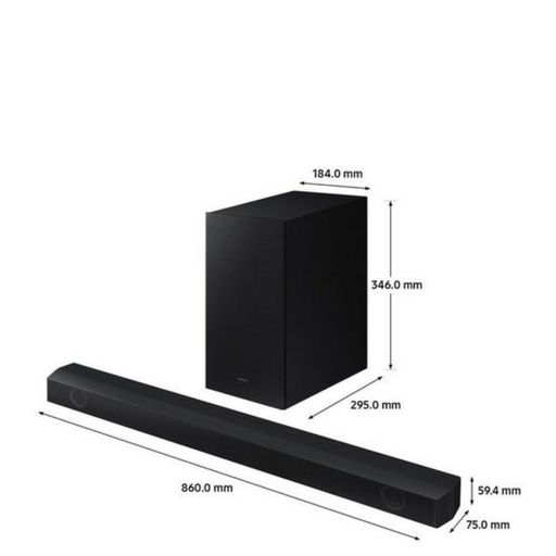 Samsung HW-B550 2.1ch 410W Soundbar with Wireless Subwoofer HW-B560/XE Digiland Outlet Store