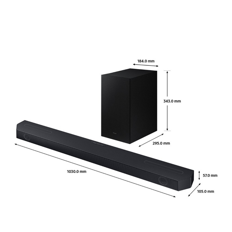 Samsung HW-Q600C 3.1.2ch Wireless Dolby Atmos Soundbar with Subwoofer and Q-Symphony Digiland Outlet Store