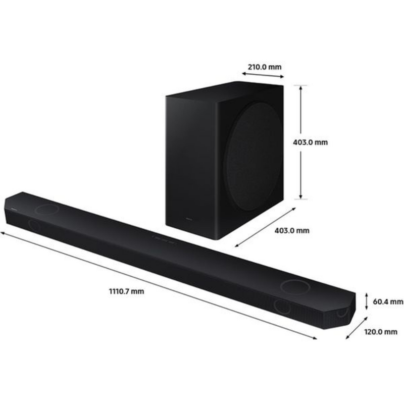 Samsung HW-Q800D/Q810D 5.1.2 Wireless Sound Bar with Dolby Atmos & Amazon Alexa Digiland Outlet Store