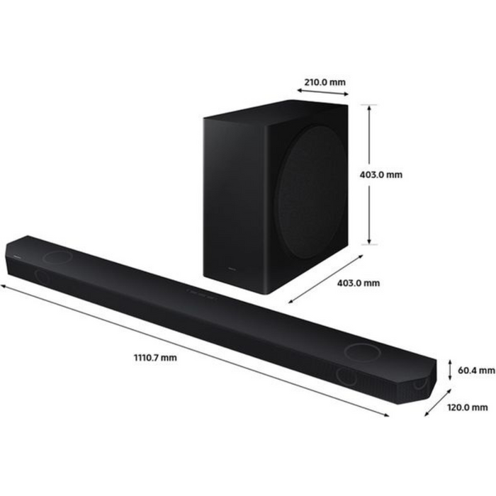 Samsung HW-Q800D/Q810D 5.1.2 Wireless Sound Bar with Dolby Atmos & Amazon Alexa Digiland Outlet Store