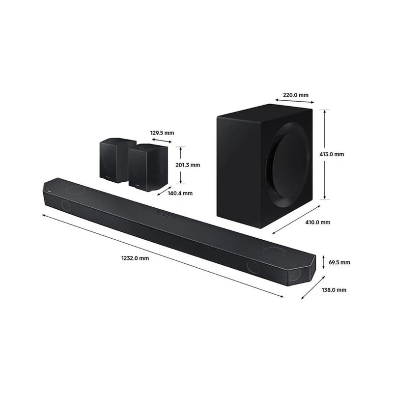 Samsung HW-Q990C/Q995C 11.1.4ch Wireless Dolby Atmos Soundbar Digiland Outlet Store