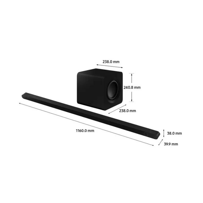 Samsung HW-S800B / HW-S810B 3.1.2Ch Bluetooth Soundbar With Wireless Sub Digiland Outlet Store