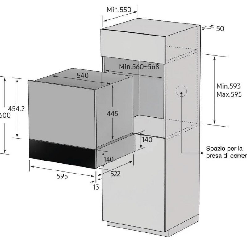 Samsung NL20T8100WK/UR 25L Glass Warming Draw - Black Digiland Outlet Store
