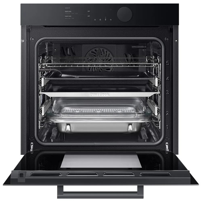 Samsung NV75T9979CD/EE Infinite Range Built In Dual Cook Steam Pyrolytic Single Oven – GREY Digiland Outlet Store