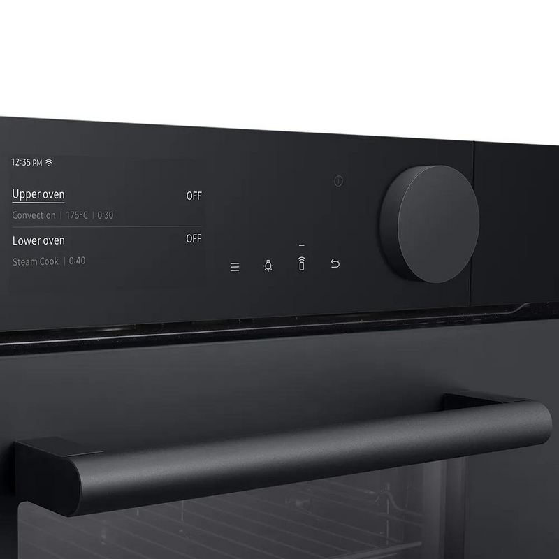 Samsung NV75T9979CD/EE Infinite Range Built In Dual Cook Steam Pyrolytic Single Oven – GREY Digiland Outlet Store