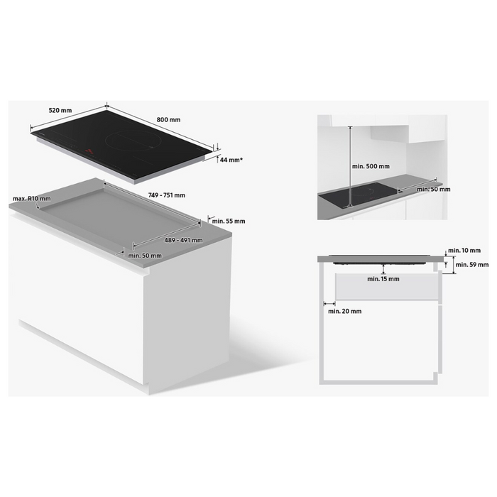 Samsung NZ85C5047FK/U1 Induction Hob Digiland Outlet Store