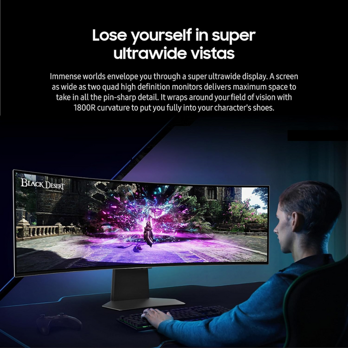 Samsung LS49CG934SUXEN Odyssey  Wide Quad HD 49" Curved OLED Gaming Monitor Digiland Outlet Store