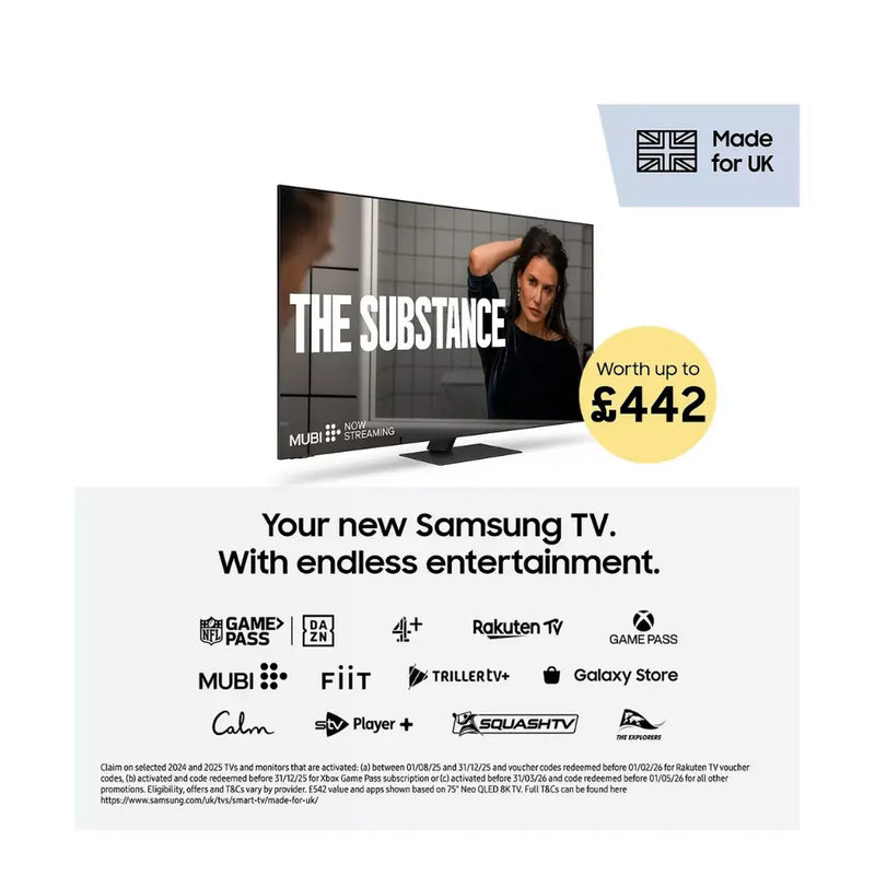 Samsung Q6FA 55-inch QLED UHD 4K Vision AI Smart TV - QE55Q6FA