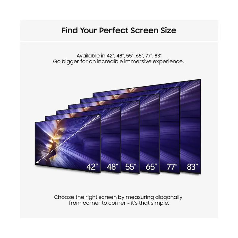 Samsung QE42S93F, 42 Inch OLED 4K AI Smart TV