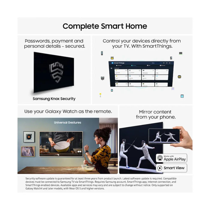 Samsung QE42S93F, 42 Inch OLED 4K AI Smart TV