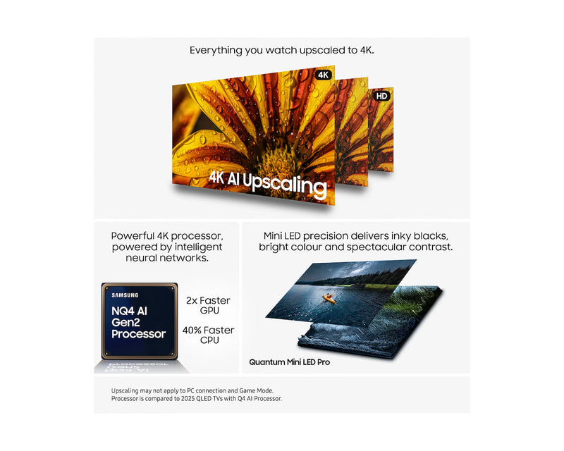 Samsung QE55QN85FAUXXU 55" 4K MINI LED Smart TV Samsung