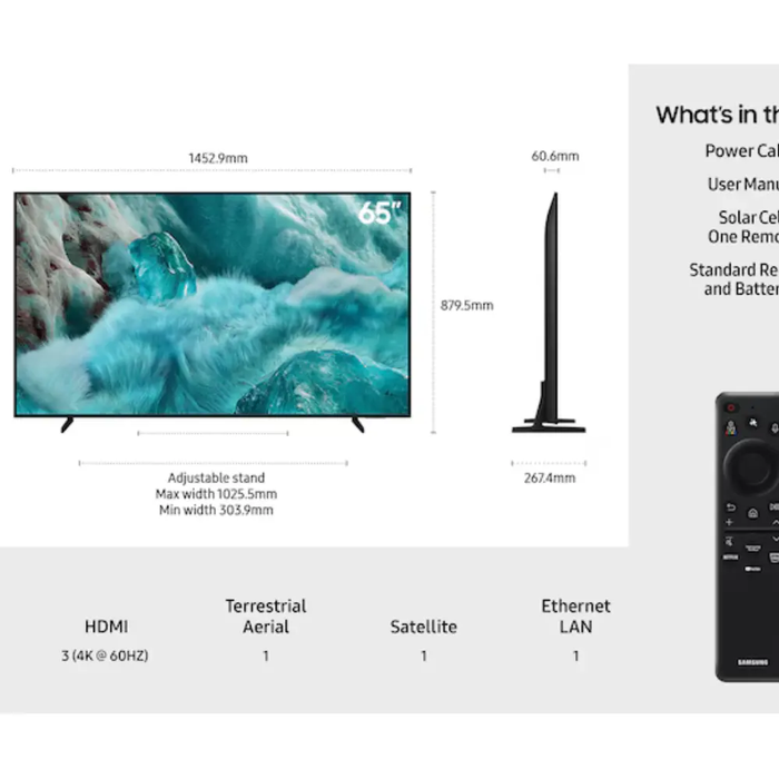 Samsung QE65Q7FAAUXXU 65" QLED Q7F 4K Vision AI Smart TV (2025)