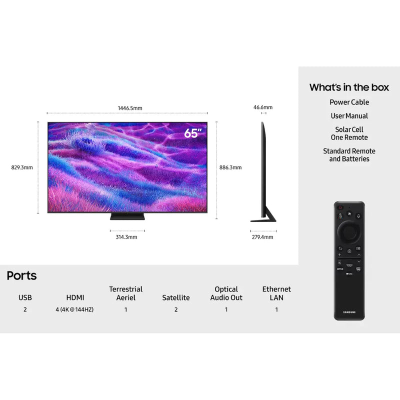 Samsung QE65QN80F, 65 inch, NEO QLED 4K, Smart TV