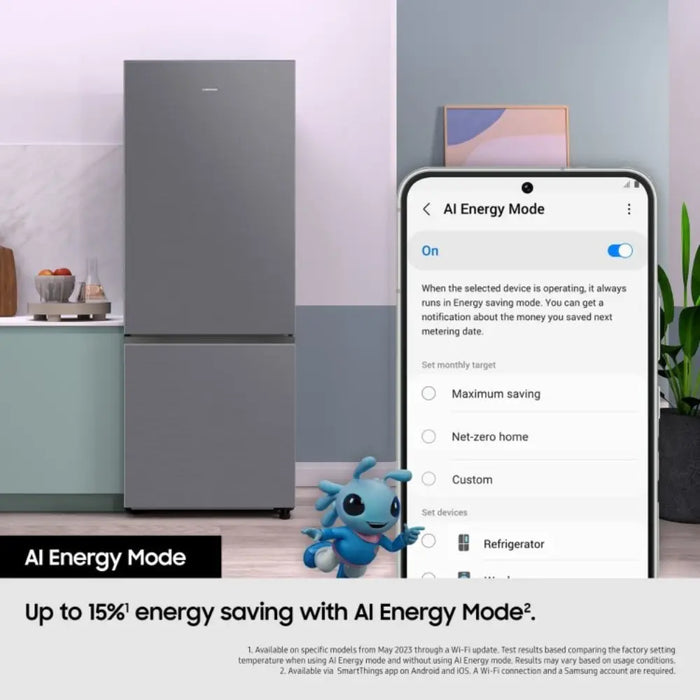 Samsung RB53DG703CB1EF Wifi Connected 203cm High 60/40 No Frost Fridge Freezer Samsung