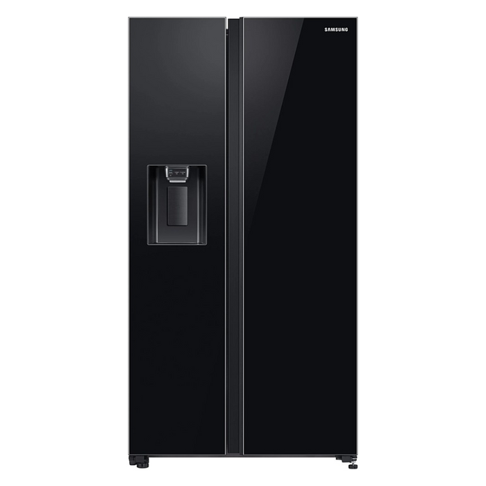Samsung RS65R54112C/EE Refrigerator with freezer cm. 92 h. 178 - 617 lt. - black glass Digiland Outlet Store