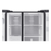 Samsung RS65R54112C/EE Refrigerator with freezer cm. 92 h. 178 - 617 lt. - black glass Digiland Outlet Store