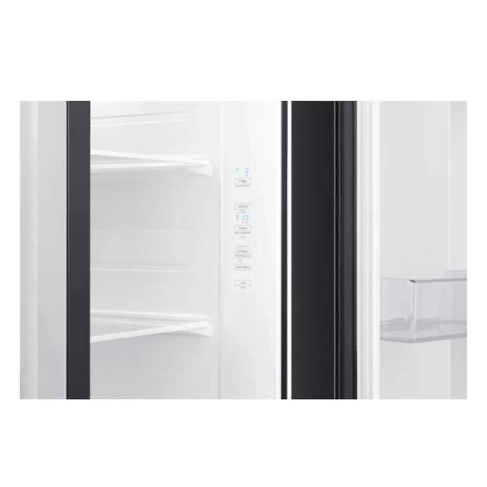 Samsung RS65R54112C/EE Refrigerator with freezer cm. 92 h. 178 - 617 lt. - black glass Digiland Outlet Store