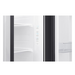 Samsung RS65R54112C/EE Refrigerator with freezer cm. 92 h. 178 - 617 lt. - black glass Digiland Outlet Store
