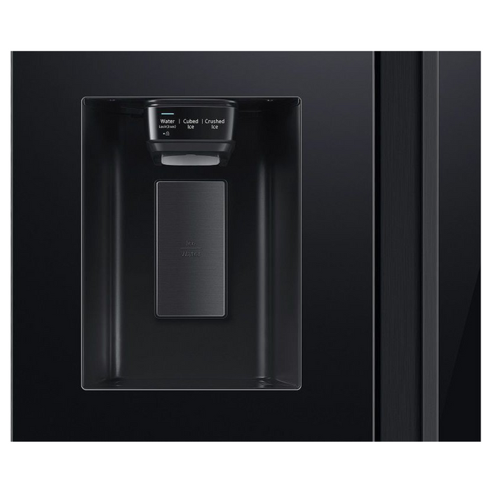 Samsung RS65R54112C/EE Refrigerator with freezer cm. 92 h. 178 - 617 lt. - black glass Digiland Outlet Store