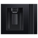 Samsung RS65R54112C/EE Refrigerator with freezer cm. 92 h. 178 - 617 lt. - black glass Digiland Outlet Store