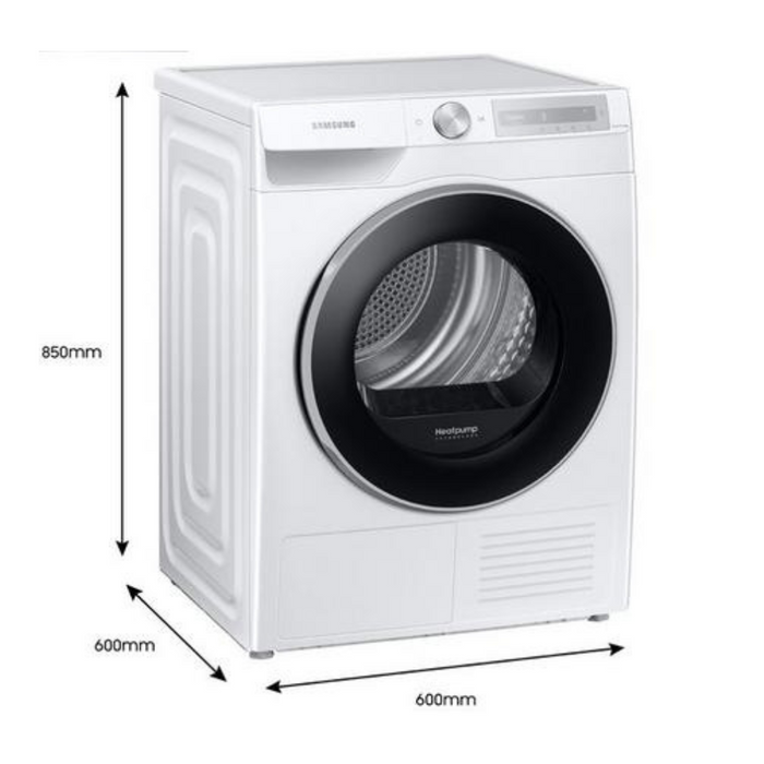 Samsung DV90T6240LH/S4 Series 7  OptimalDry™ Heat Pump Tumble Dryer Digiland Outlet Store