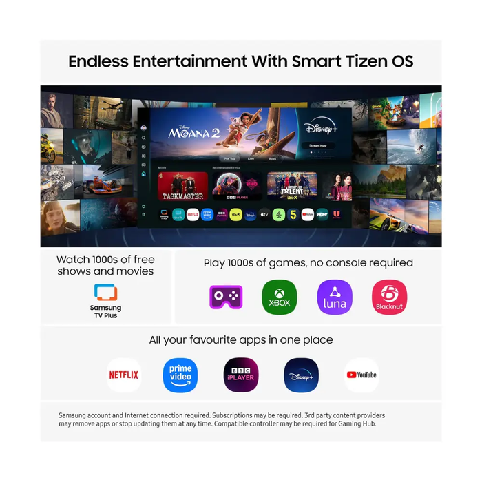 Samsung UE43U8000, 43 Inch Crystal UHD 4K Smart TV