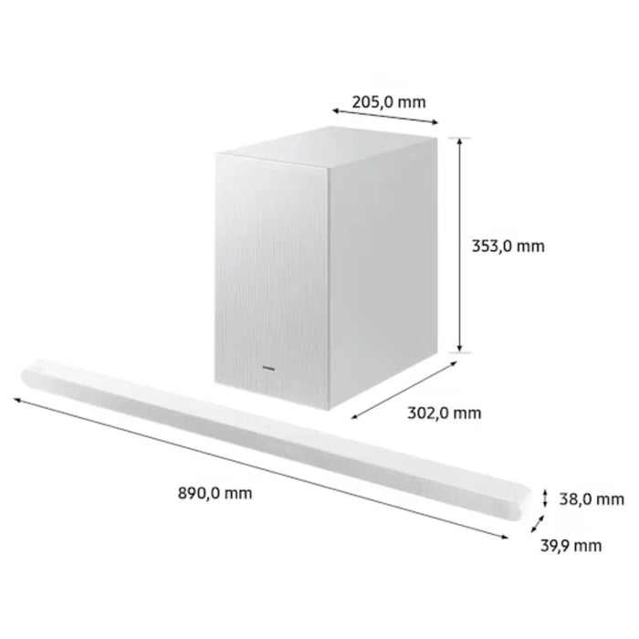 Samsung Ultra Slim Soundbar HW-S711GD with Subwoofer
