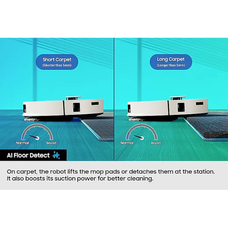 Samsung VR7MD96B14G/WD BESPOKE Jet Bot Combo AI Steam Vacuum Mop Robot Digiland Outlet Store
